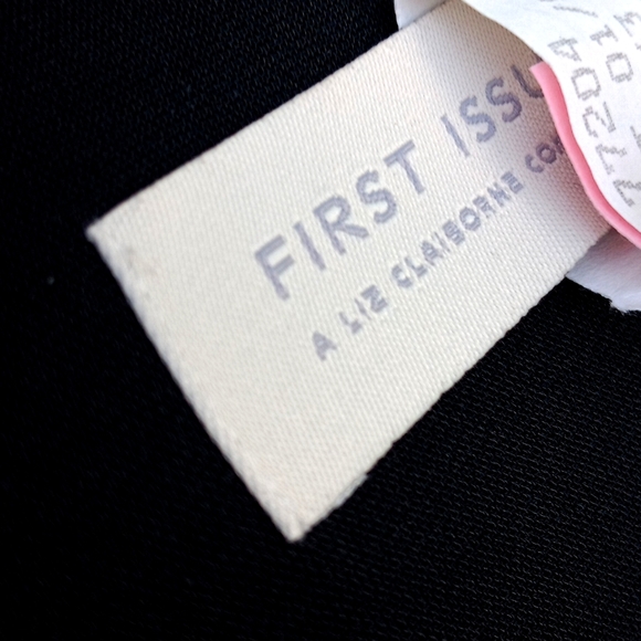 FIRST ISSUE LIZ CLAIBORNE LADIES BLACK (4) BUTTON JACKET/BLAZER (INDONESIA) - Picture 7 of 17